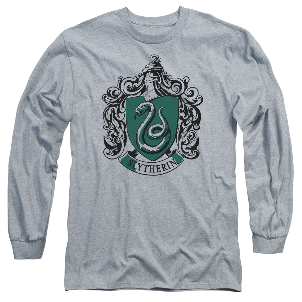 Harry Potter Slytherin Crest Men's 18/1 Cotton Long-Sleeve T-Shirt