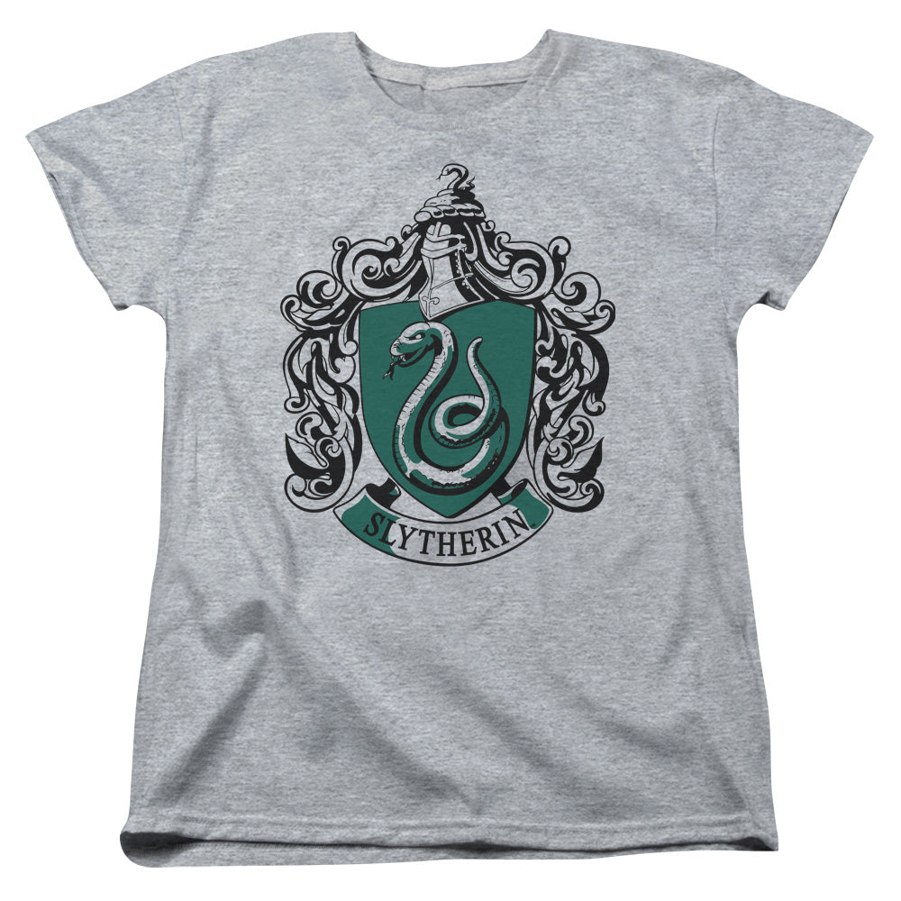 Harry Potter Slytherin Crest Women's 18/1 Cotton Short-Sleeve T-Shirt