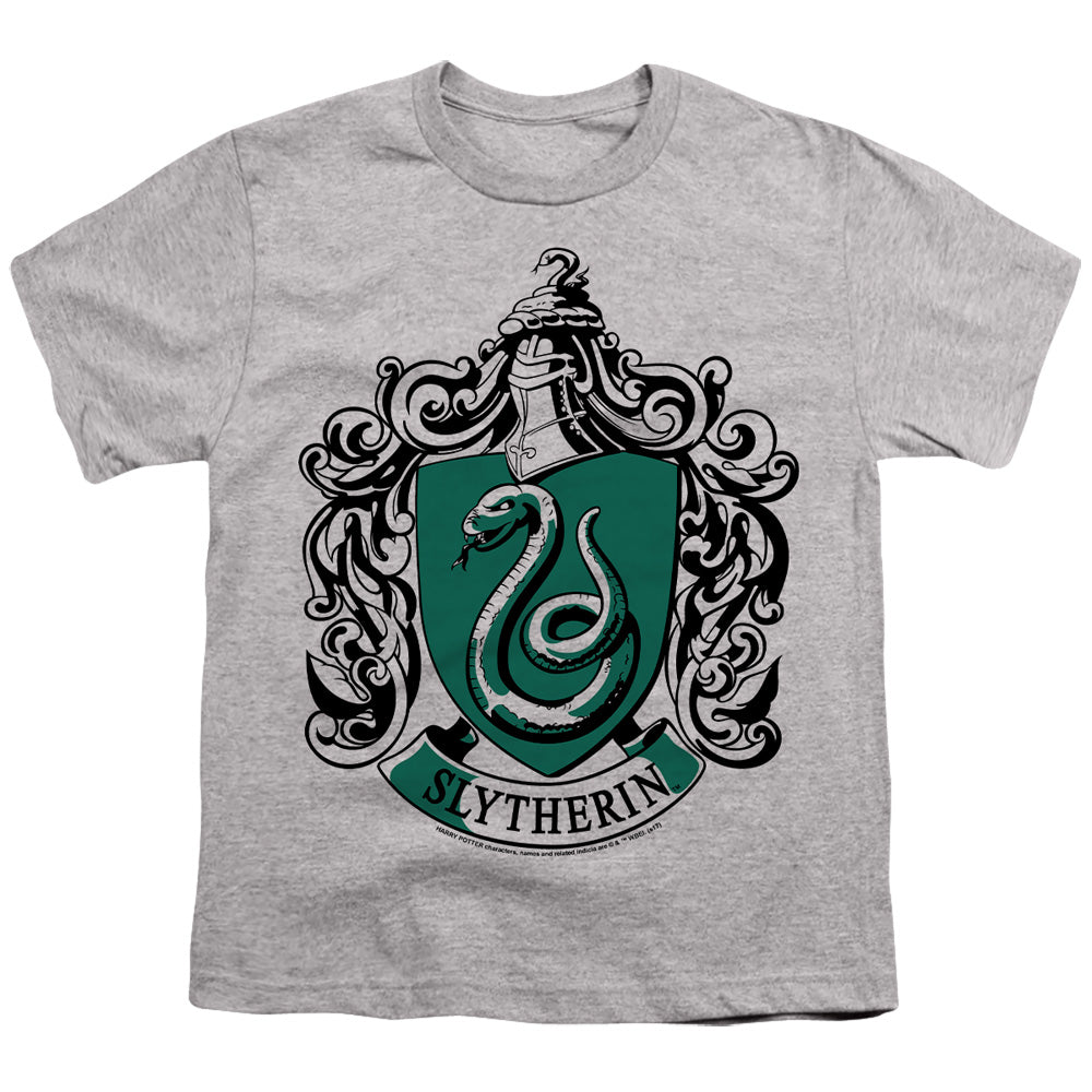 Harry Potter Slytherin Crest Youth 18/1 100% Cotton Short-Sleeve T-Shirt