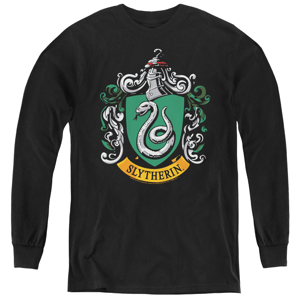 Harry Potter Slytherin Crest Youth Long-Sleeve T-Shirt