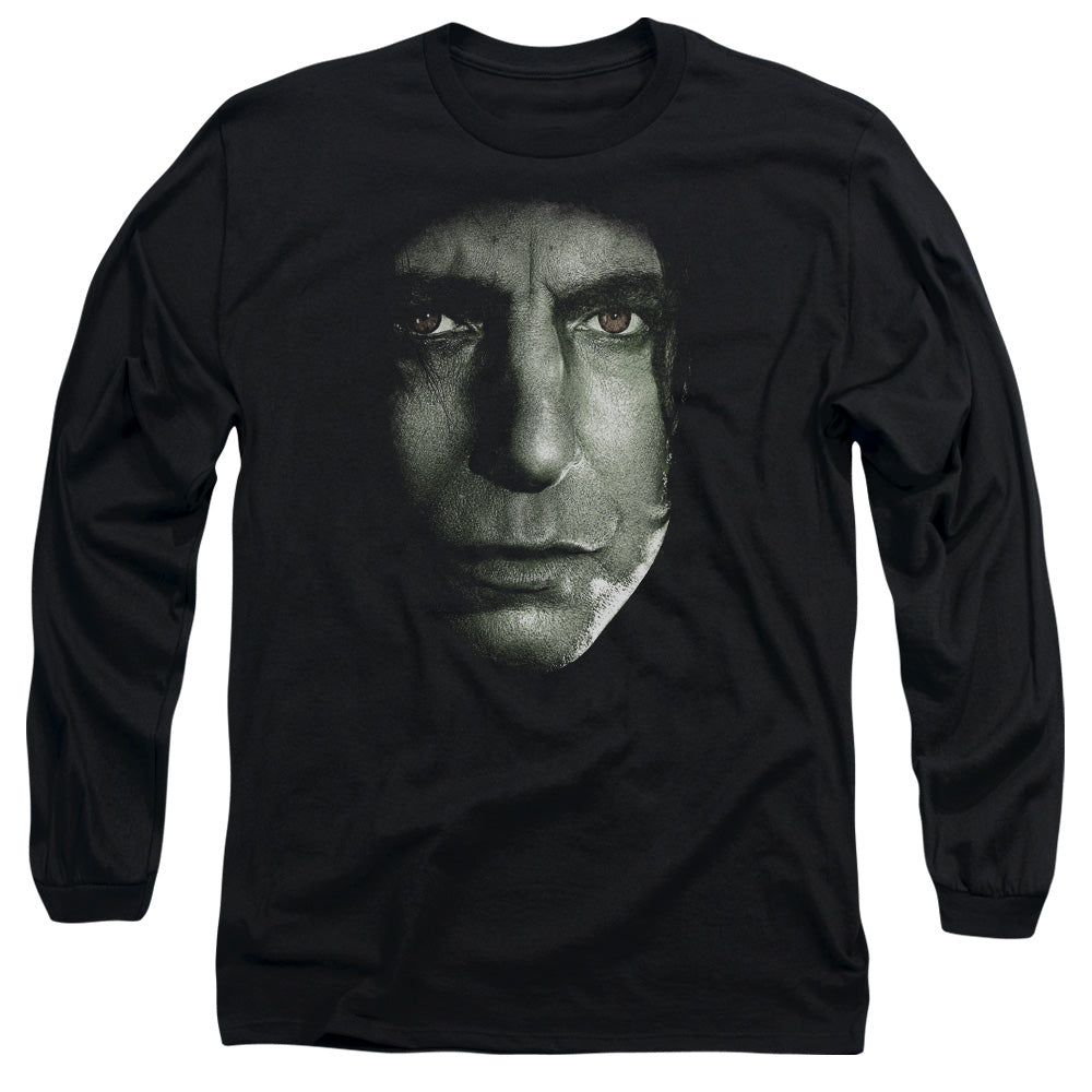 Harry Potter Snape Head Men's 18/1 Cotton Long-Sleeve T-Shirt
