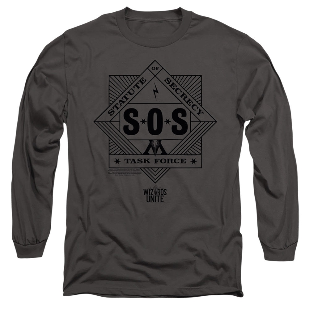 Harry Potter Sos Task Force Men's 18/1 Cotton Long-Sleeve T-Shirt