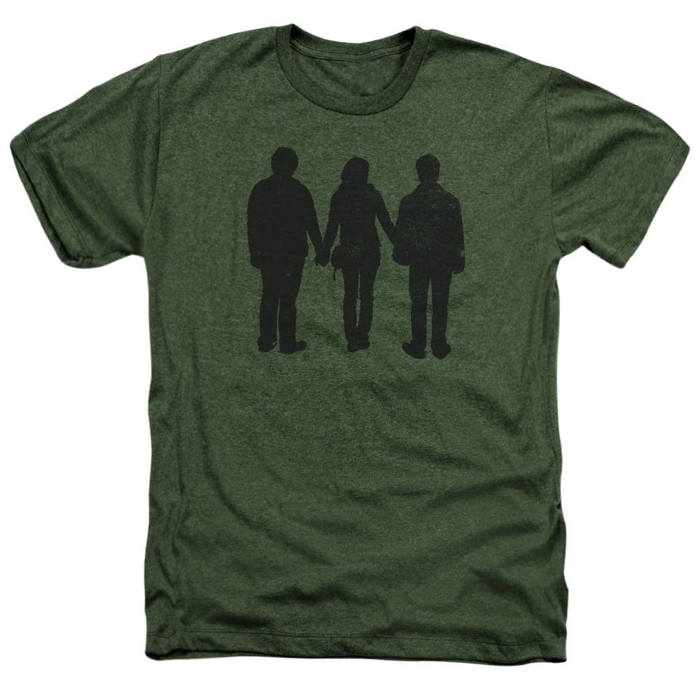 Harry Potter Three Stand Alone Men's 30/1 Heather 60 40 Poly Short-Sleeve T-Shirt