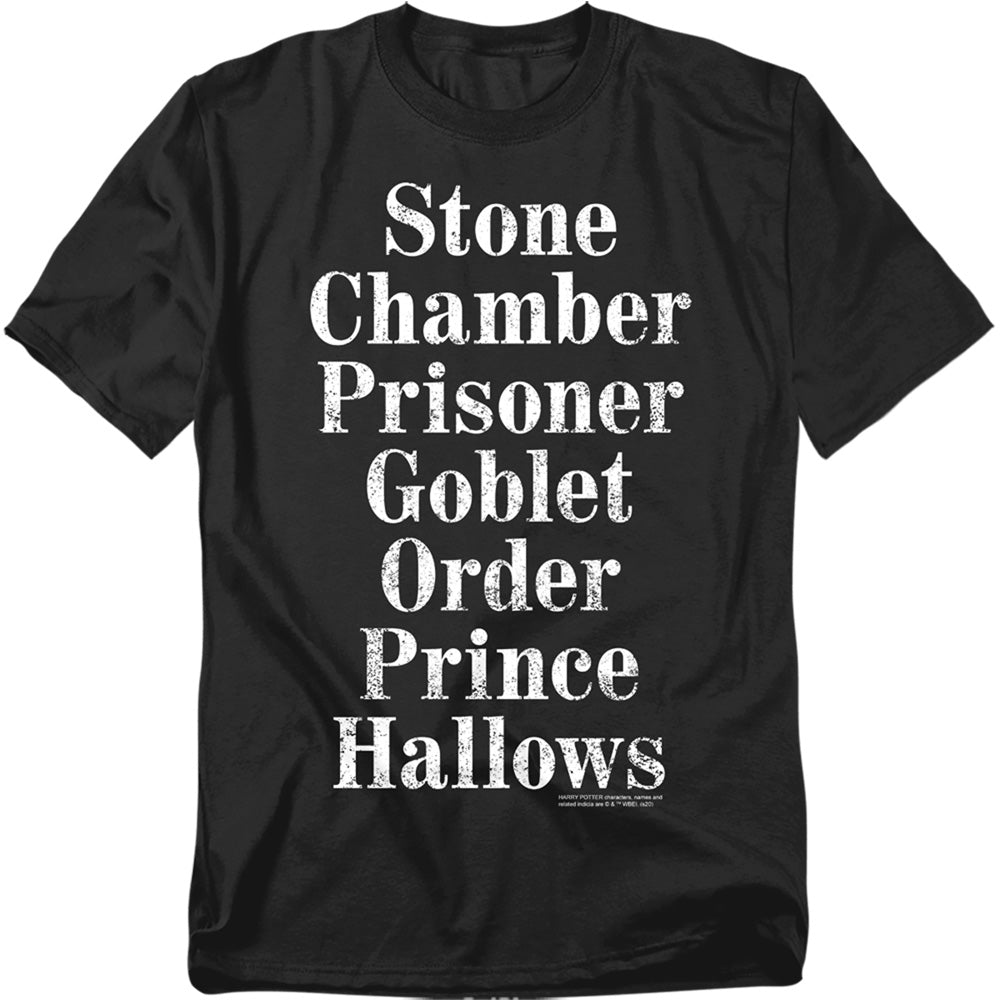 Harry Potter Titles Men's 18/1 Cotton Short-Sleeve T-Shirt