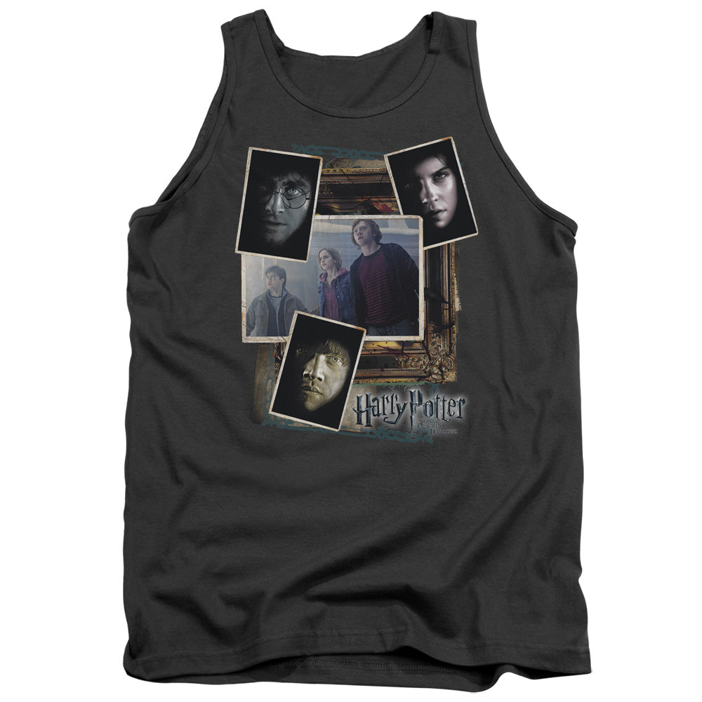 Harry Potter Trio Collage Men's 18/1 Cotton Tank Top