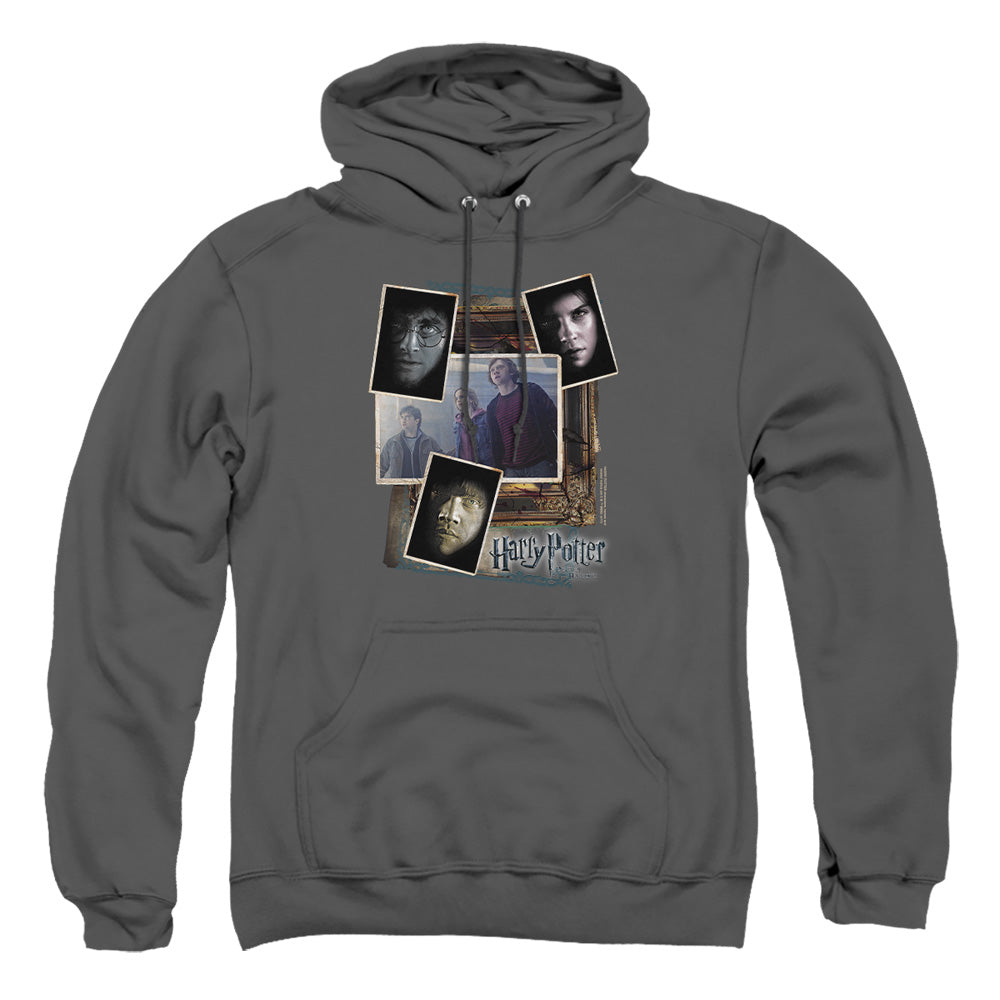 Harry Potter Trio Collage Men's Pull-Over 75 25 Poly Hoodie