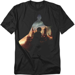 Harry Potter Voldemort Looms Men's 18/1 Cotton Short-Sleeve T-Shirt