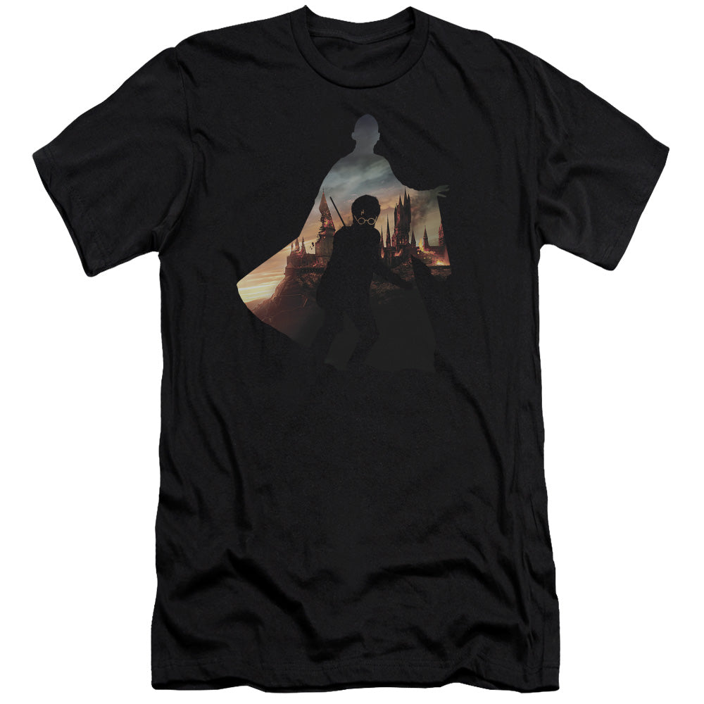 Harry Potter Voldemort Looms Men's Ultra-Soft 30/1 Cotton Slim Short-Sleeve T-Shirt