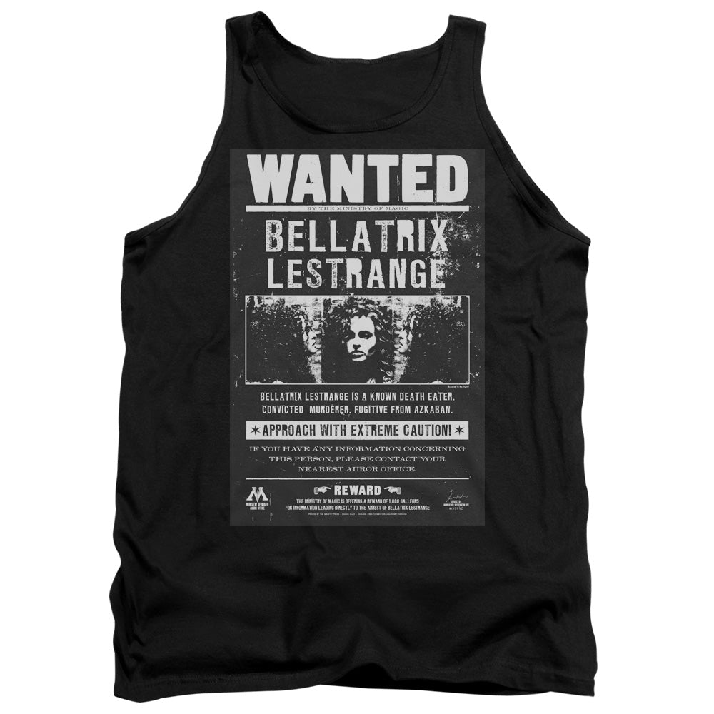 Harry Potter Wanted Bellatrix Men's 18/1 Cotton Tank Top