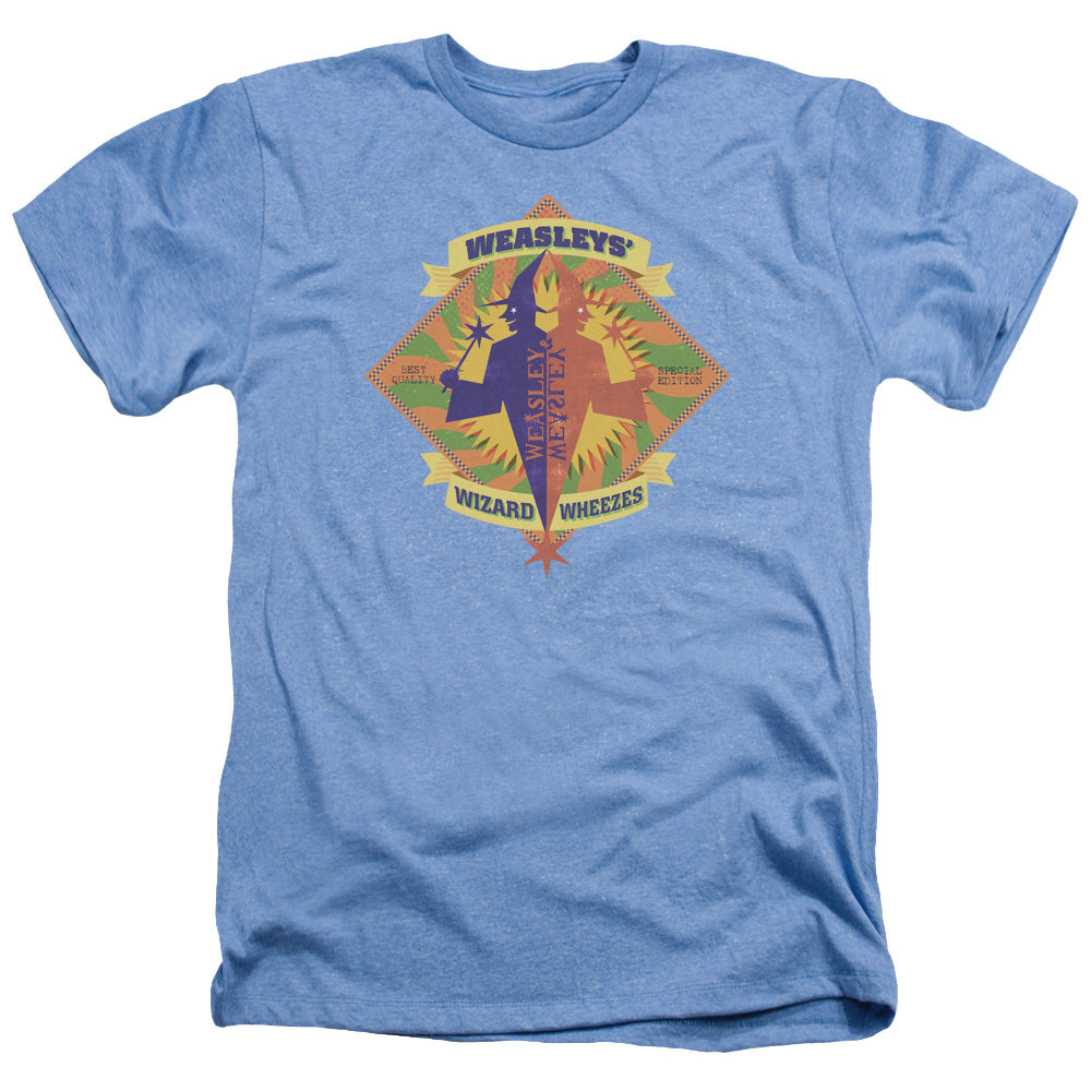 Harry Potter Wizard Wheezes Men's 30/1 Heather 60 40 Poly Short-Sleeve T-Shirt