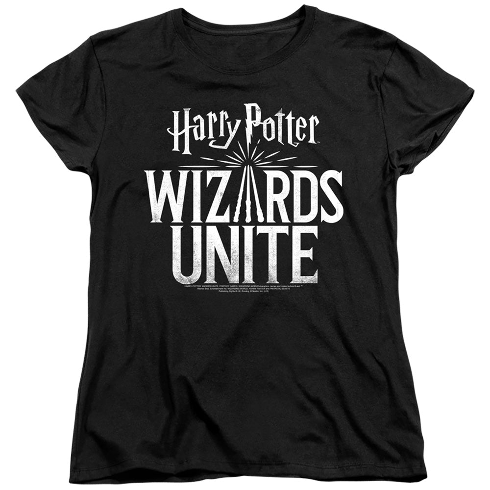 Harry Potter Wizards Unite Logo Women's 18/1 Cotton Short-Sleeve T-Shirt