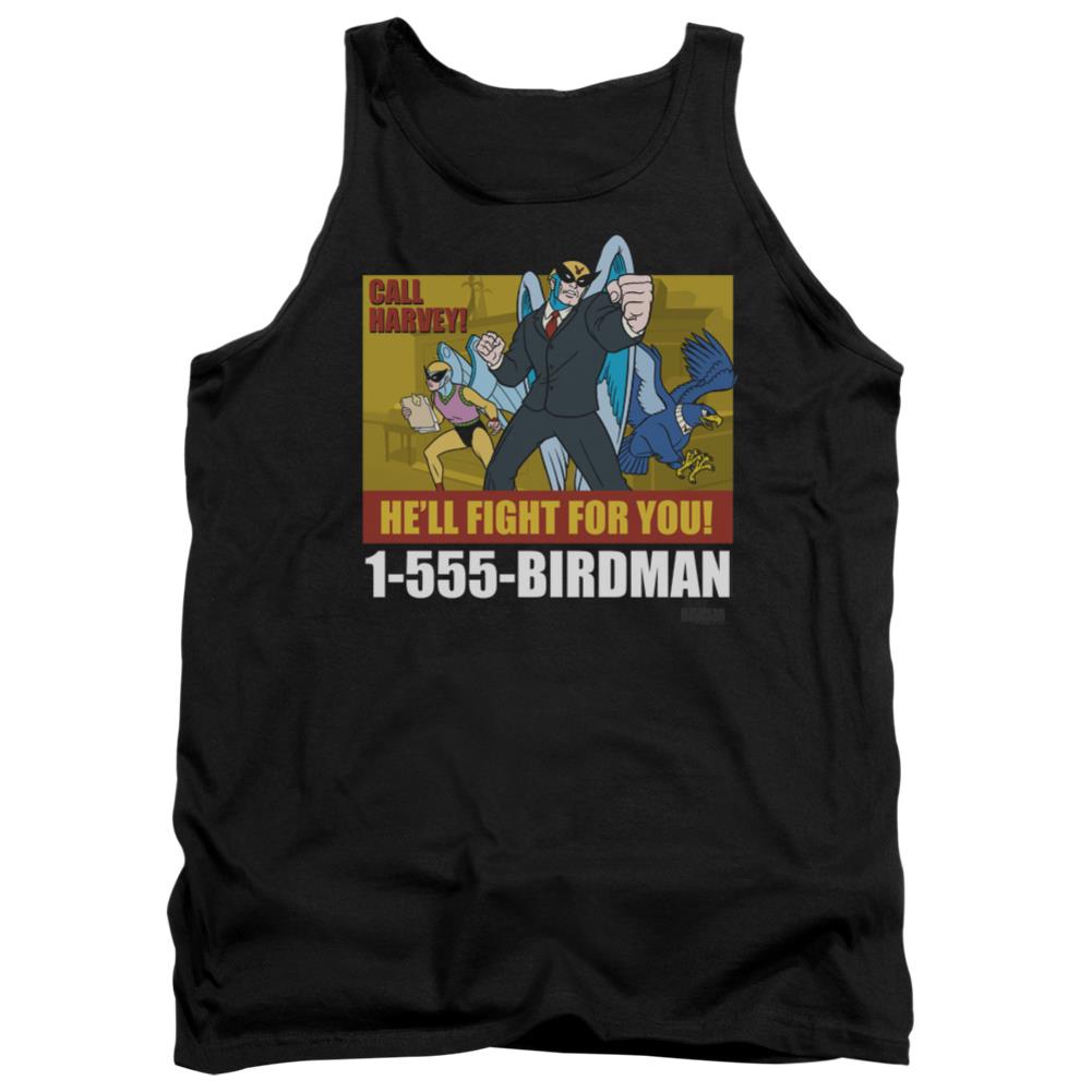 Harvey Birdman Birdman Ad Men's 18/1 Cotton Tank Top