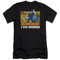 Harvey Birdman Birdman Ad Men's Ultra-Soft 30/1 Cotton Slim Short-Sleeve T-Shirt