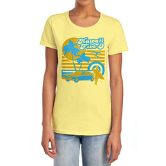Hawaii 5 0 5 0 Surfer Women's 18/1 Cotton Short-Sleeve T-Shirt