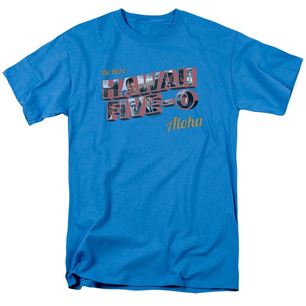 Hawaii 5 0 Be Here Men's 18/1 Cotton Short-Sleeve T-Shirt