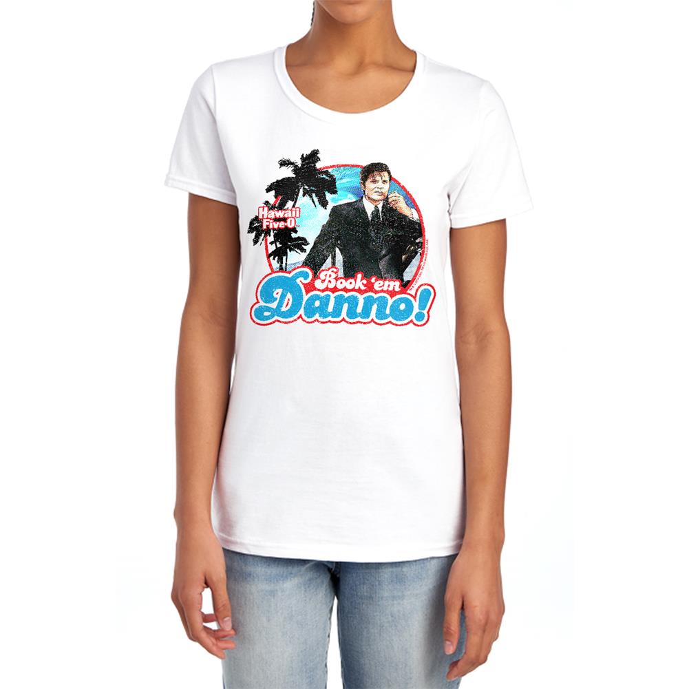 Hawaii 5 0 Book Em Danno Women's 18/1 Cotton Short-Sleeve T-Shirt