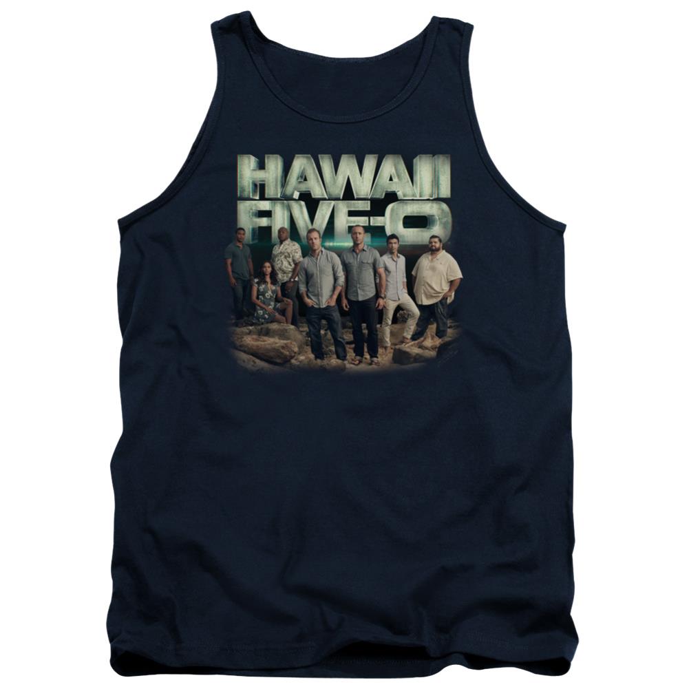 Hawaii 5 0 Cast Men's 18/1 Cotton Tank Top