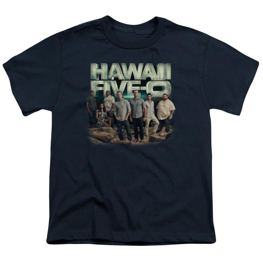 Hawaii 5 0 Cast Youth 18/1 100% Cotton Short-Sleeve T-Shirt