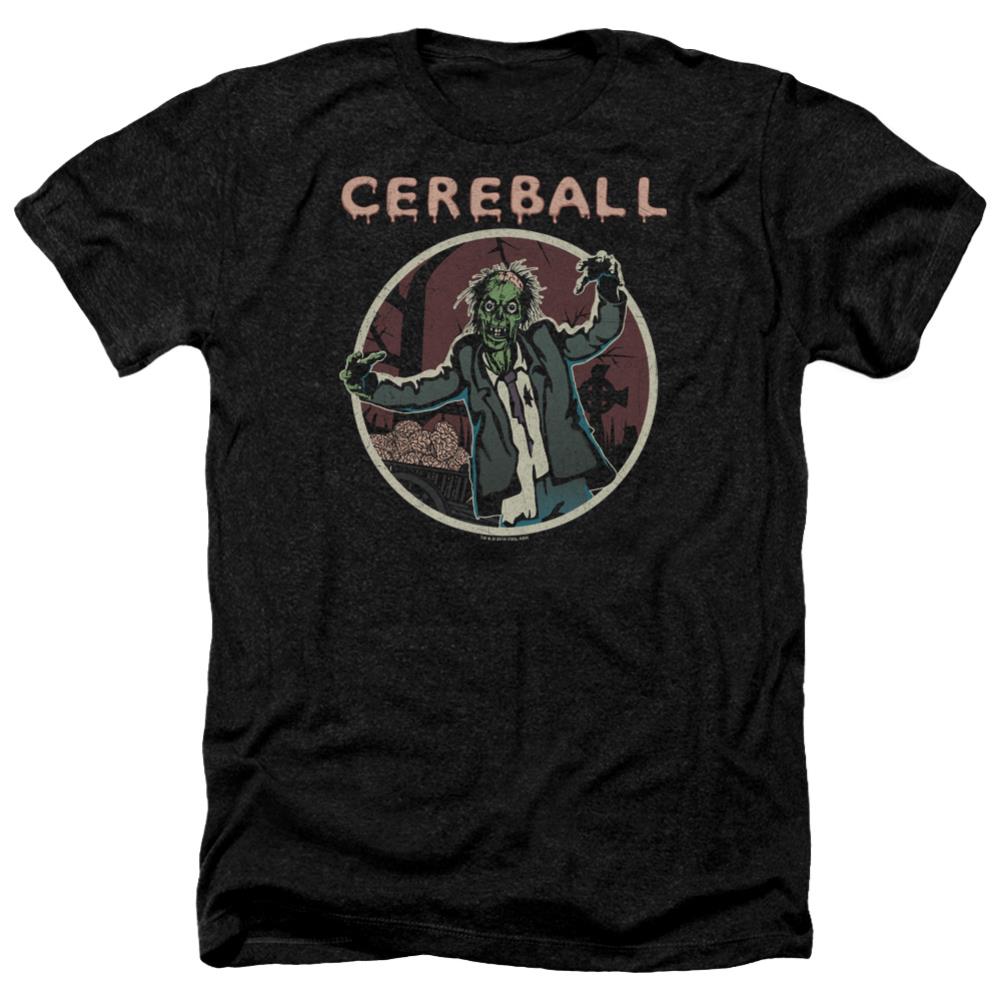 Hell Fest Cereball Men's 30/1 Heather 60 40 Poly Short-Sleeve T-Shirt