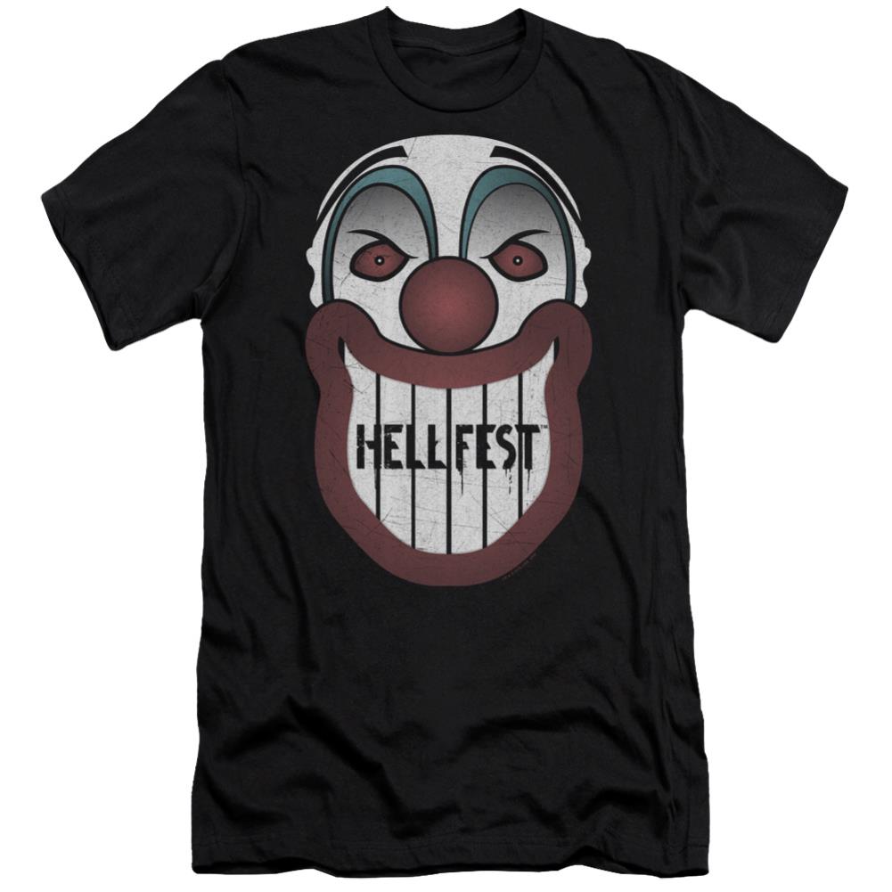 Hell Fest Facade Men's Ultra-Soft 30/1 Cotton Slim Short-Sleeve T-Shirt
