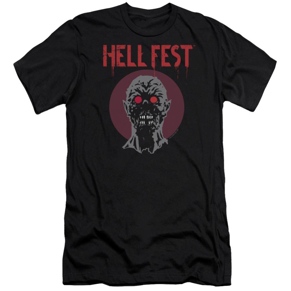 Hell Fest Logo Men's Ultra-Soft 30/1 Cotton Slim Short-Sleeve T-Shirt