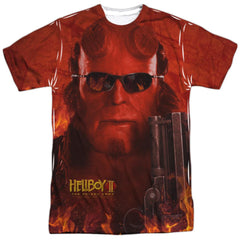 Hellboy II Big Red Men's Regular Fit Polyester Short-Sleeve T-Shirt