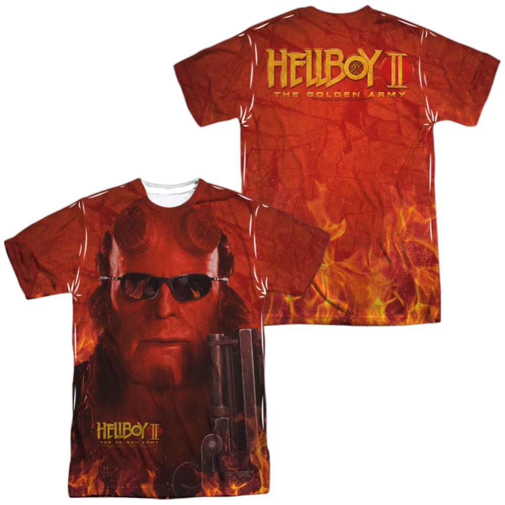 Hellboy II Big Red Men's Regular Fit Polyester Short-Sleeve T-Shirt