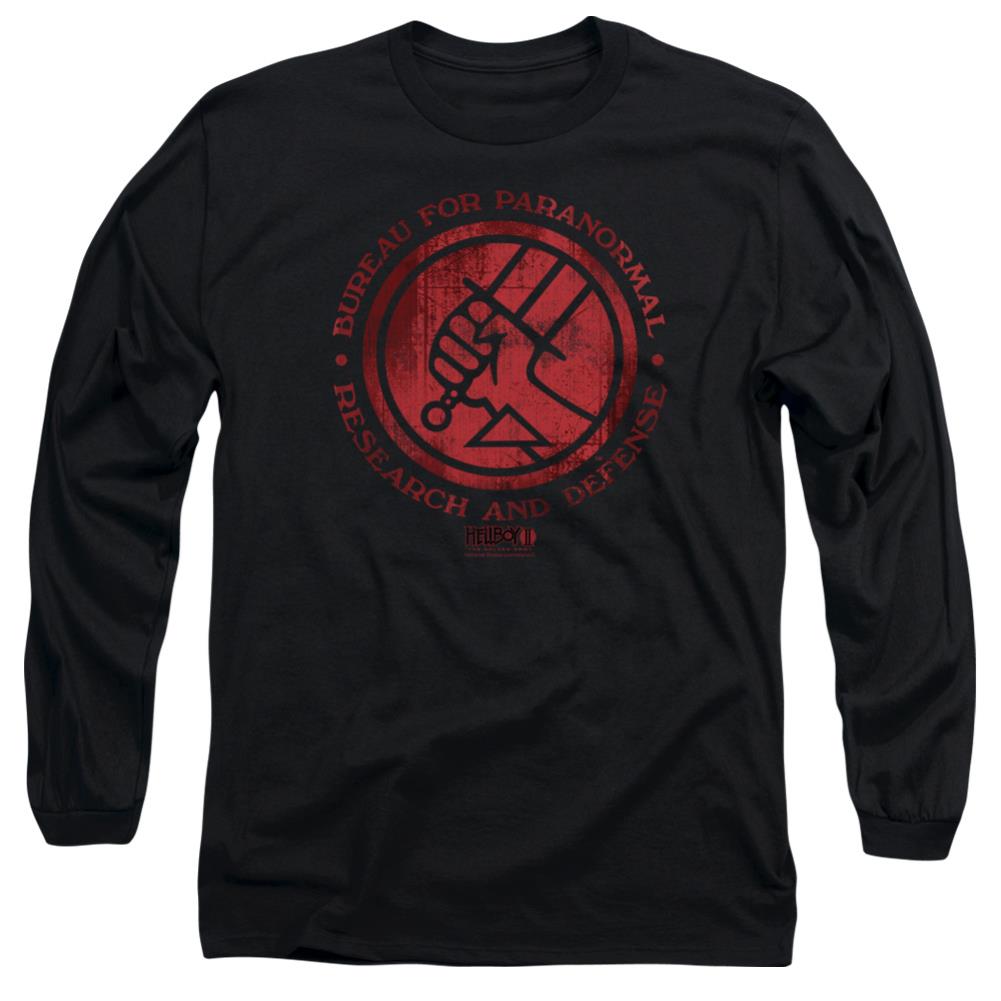Hellboy II Bprd Logo Men's 18/1 Cotton Long-Sleeve T-Shirt
