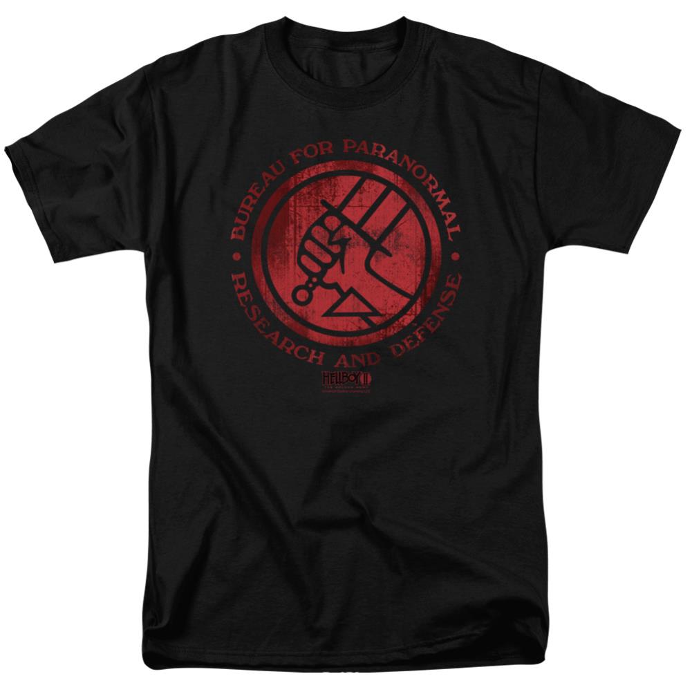 Hellboy II Bprd Logo Men's 18/1 Cotton Short-Sleeve T-Shirt
