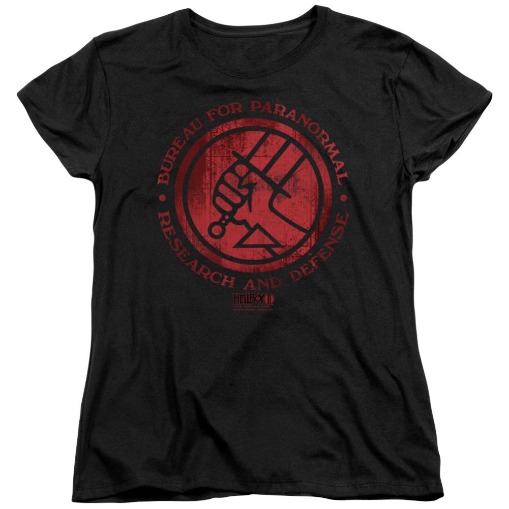 Hellboy II Bprd Logo Women's 18/1 Cotton Short-Sleeve T-Shirt