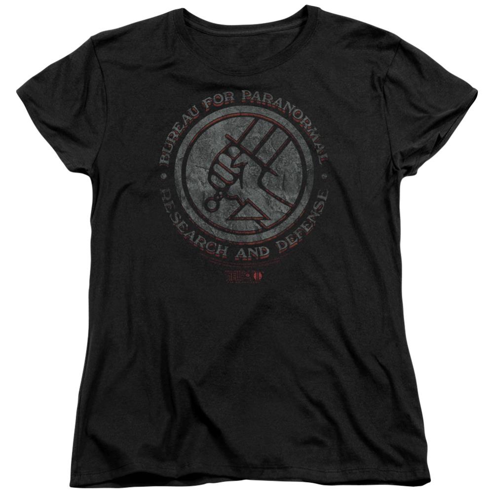 Hellboy II Bprd Stone Women's 18/1 Cotton Short-Sleeve T-Shirt