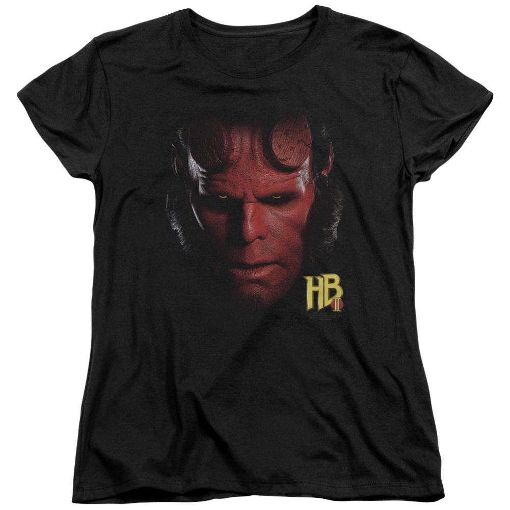 Hellboy II Hellboy Head Women's 18/1 Cotton Short-Sleeve T-Shirt