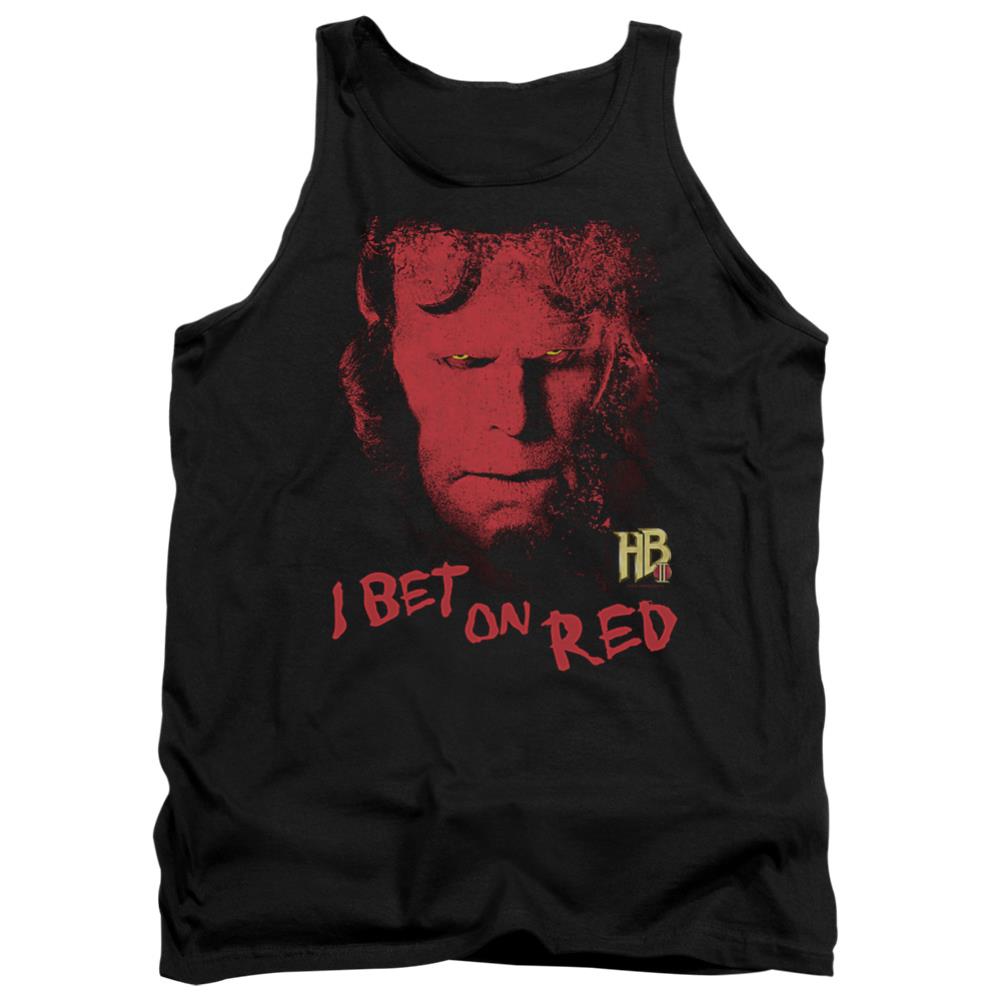 Hellboy II I Bet On Red Men's 18/1 Cotton Tank Top