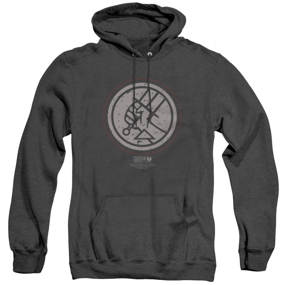 Hellboy II Mignola Style Logo Men's Pull-Over Hoodie