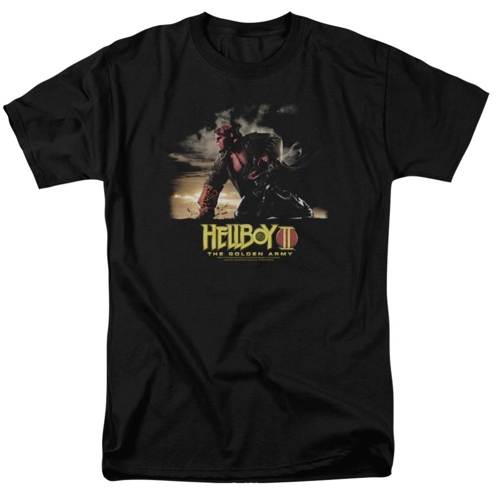 Hellboy II Poster Art Men's 18/1 Cotton Short-Sleeve T-Shirt