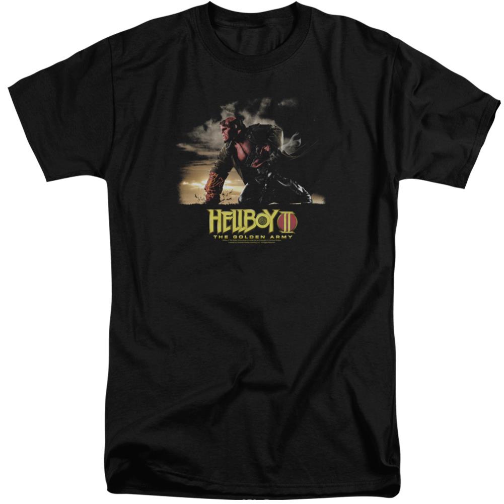 Hellboy II Poster Art Men's 18/1 Tall Cotton Short-Sleeve T-Shirt