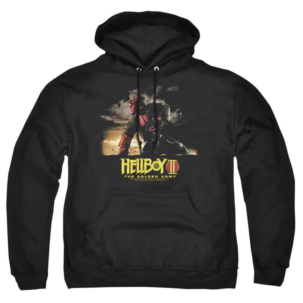 Hellboy II Poster Art Men's Pull-Over 75 25 Poly Hoodie