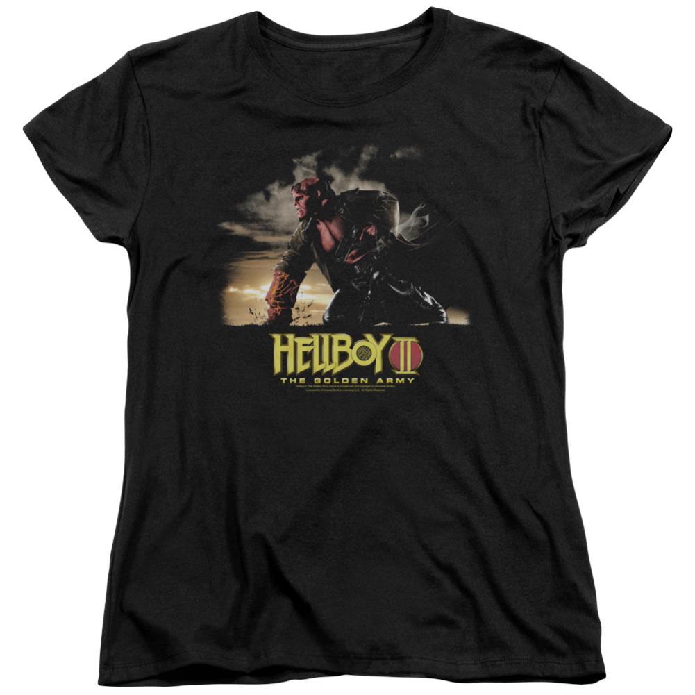 Hellboy II Poster Art Women's 18/1 Cotton Short-Sleeve T-Shirt