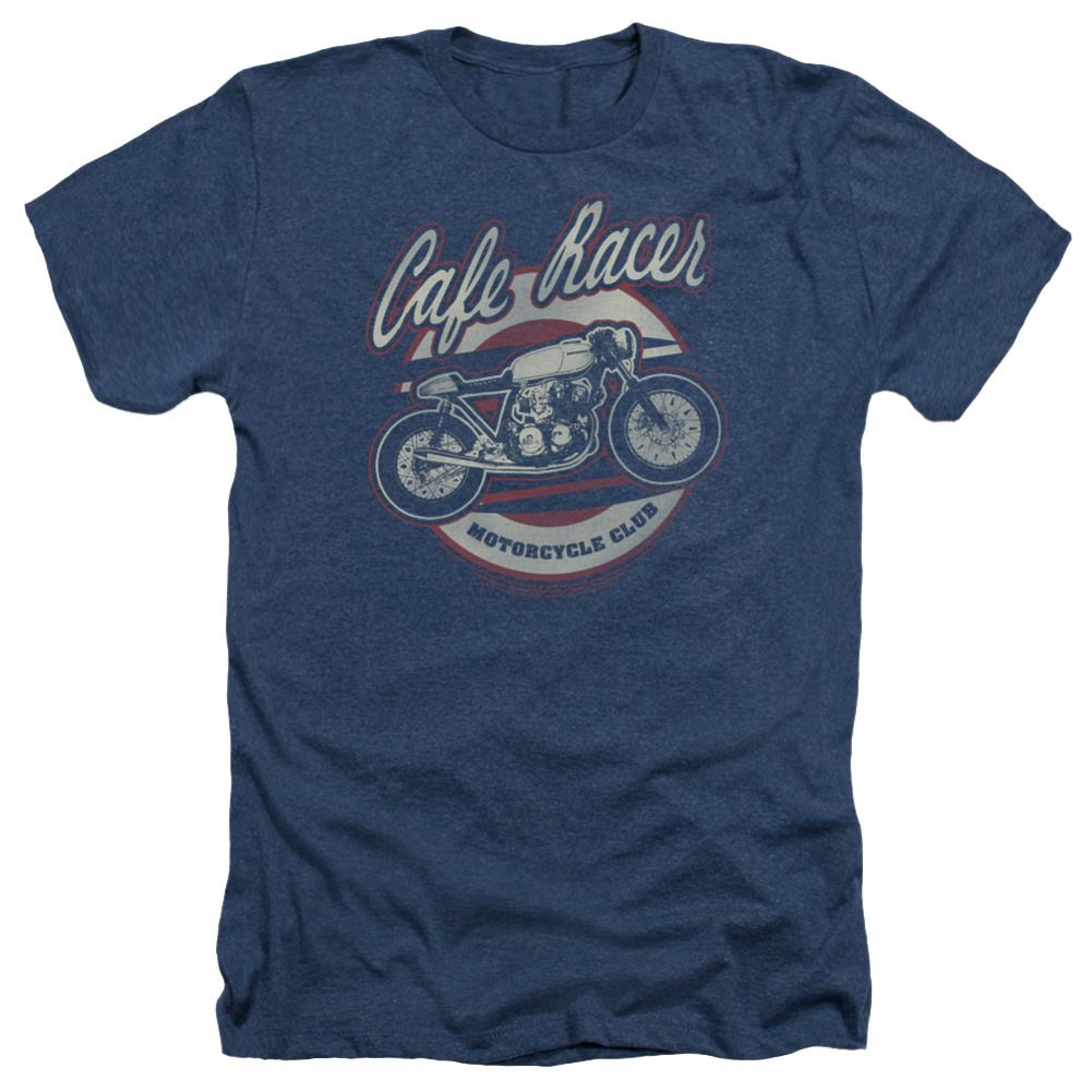 Honda Cafe Racer Men's 30/1 Heather 60 40 Poly Short-Sleeve T-Shirt