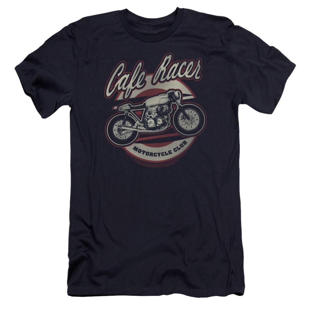 Honda Cafe Racer Men's Ultra-Soft 30/1 Cotton Slim Short-Sleeve T-Shirt