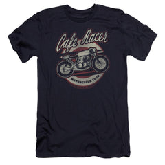 Honda Cafe Racer Men's Ultra-Soft 30/1 Cotton Slim Short-Sleeve T-Shirt