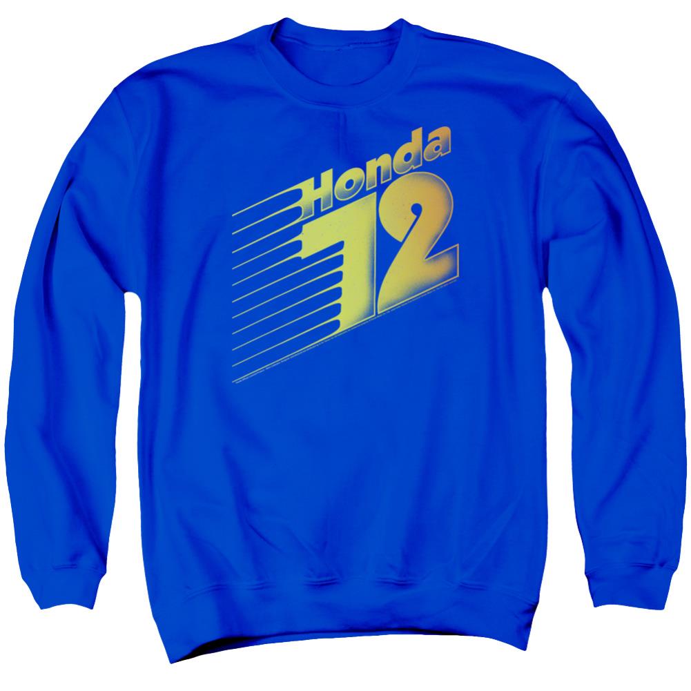 Honda Good Ol 72 Men's Crewneck 50 50 Poly Long-Sleeve T-Shirt