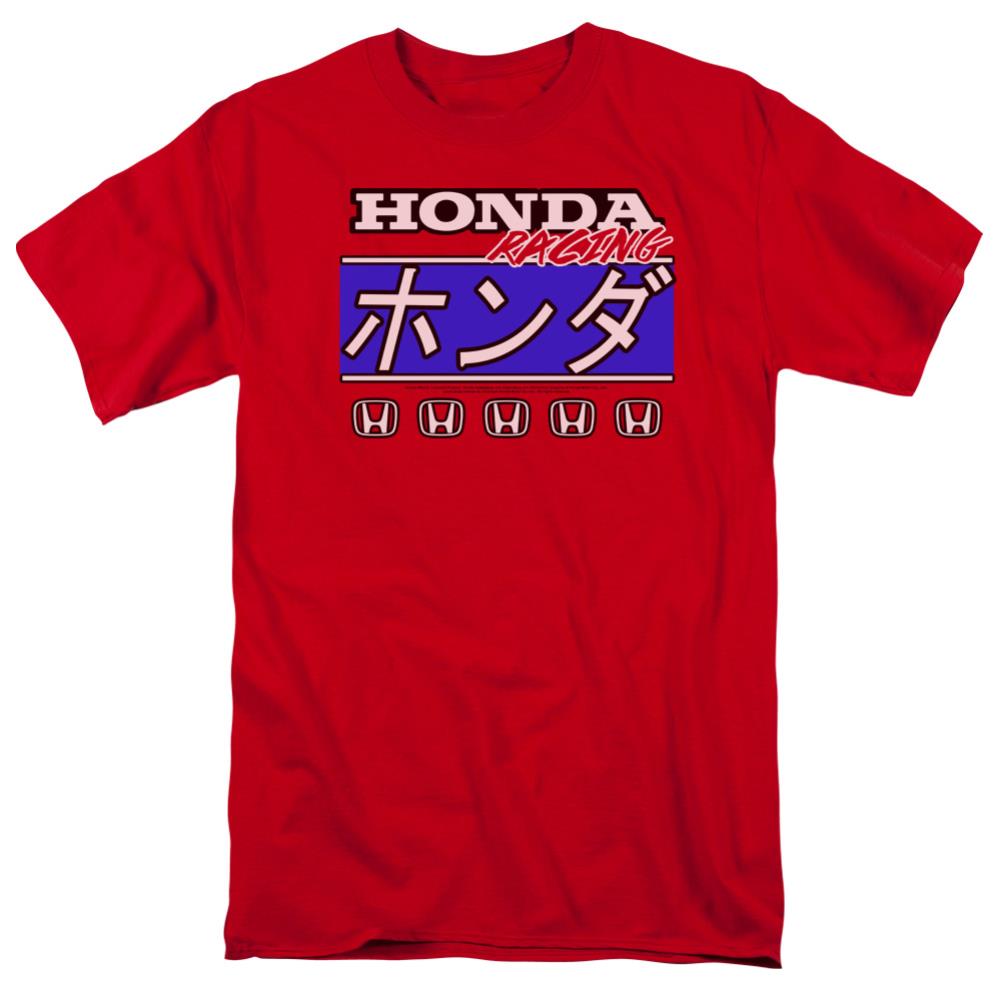 Honda Kanji Racing Men's 18/1 Cotton Short-Sleeve T-Shirt