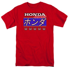 Honda Kanji Racing Men's 18/1 Cotton Short-Sleeve T-Shirt