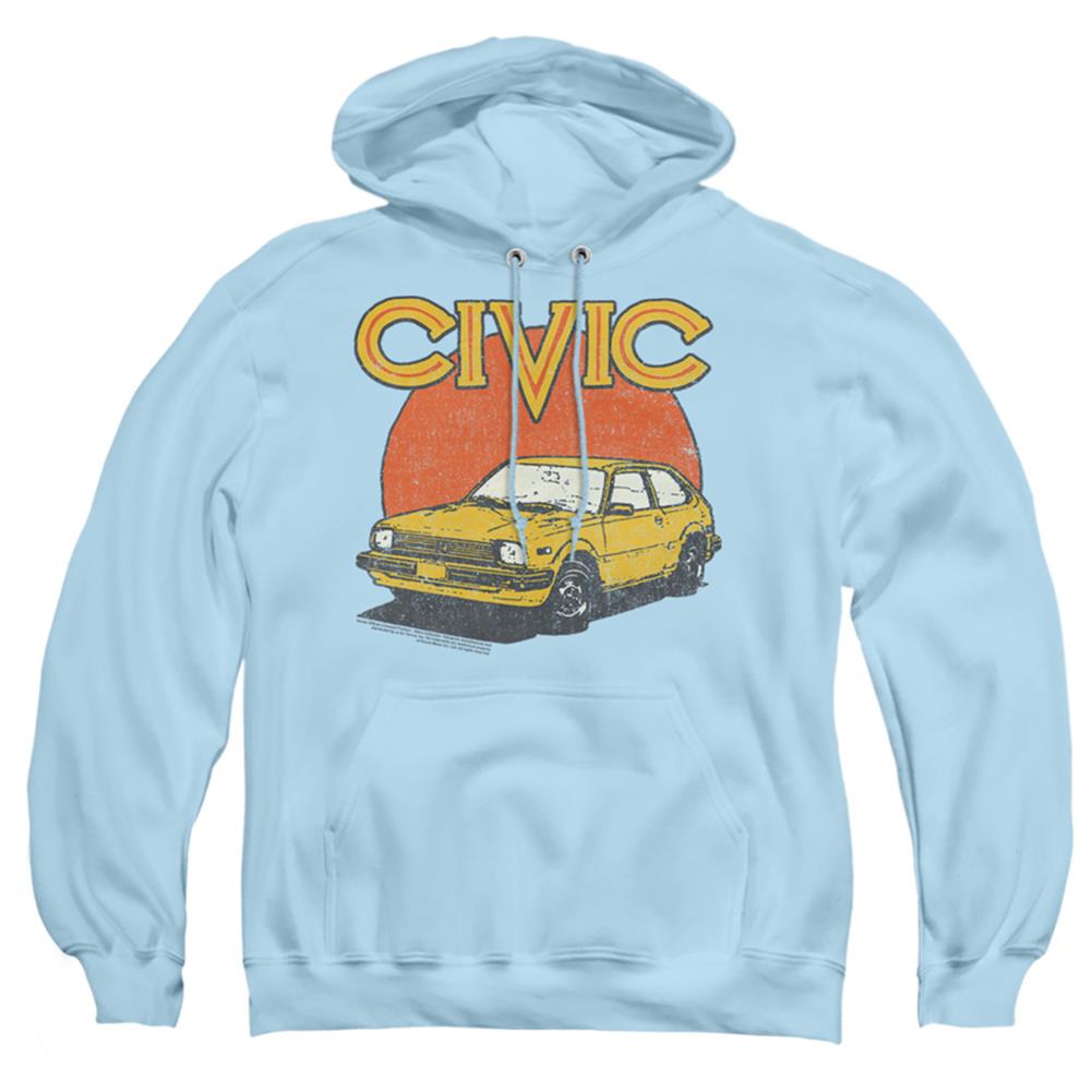 Honda Retro Civic Men's Pull-Over 75 25 Poly Hoodie