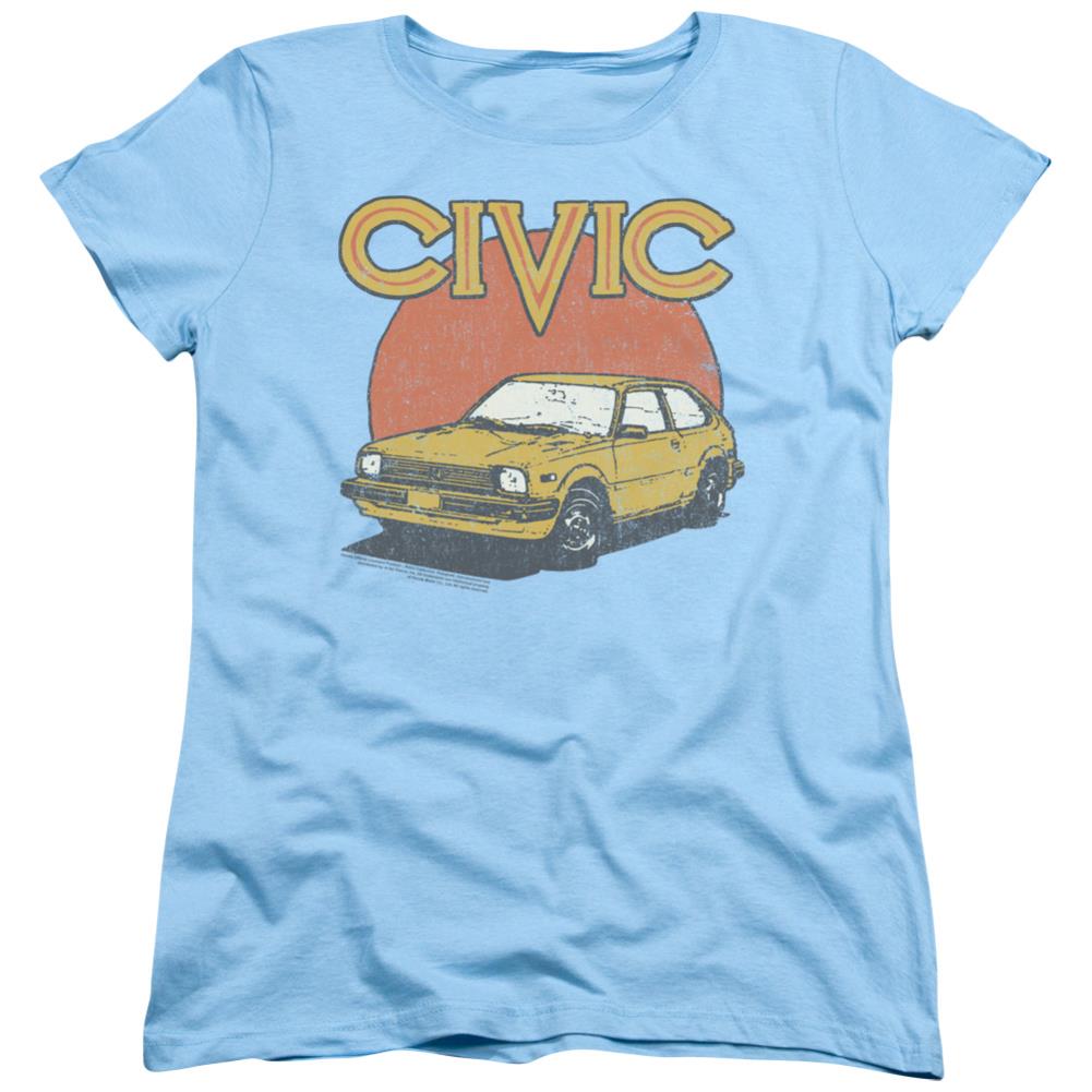 Honda Retro Civic Women's 18/1 Cotton Short-Sleeve T-Shirt