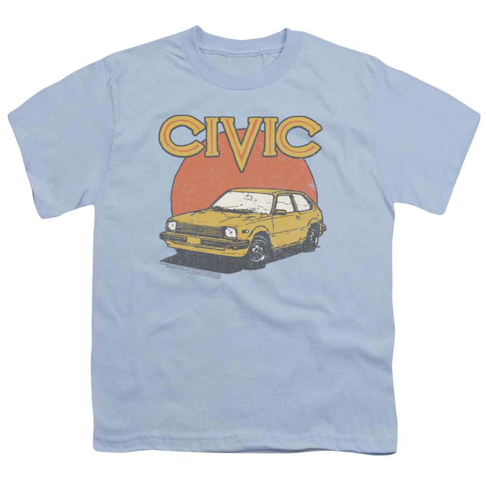 Honda Retro Civic Youth 18/1 100% Cotton Short-Sleeve T-Shirt