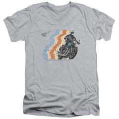 Honda Retro Honda Men's 30/1 Cotton Slim V-Neck T-Shirt