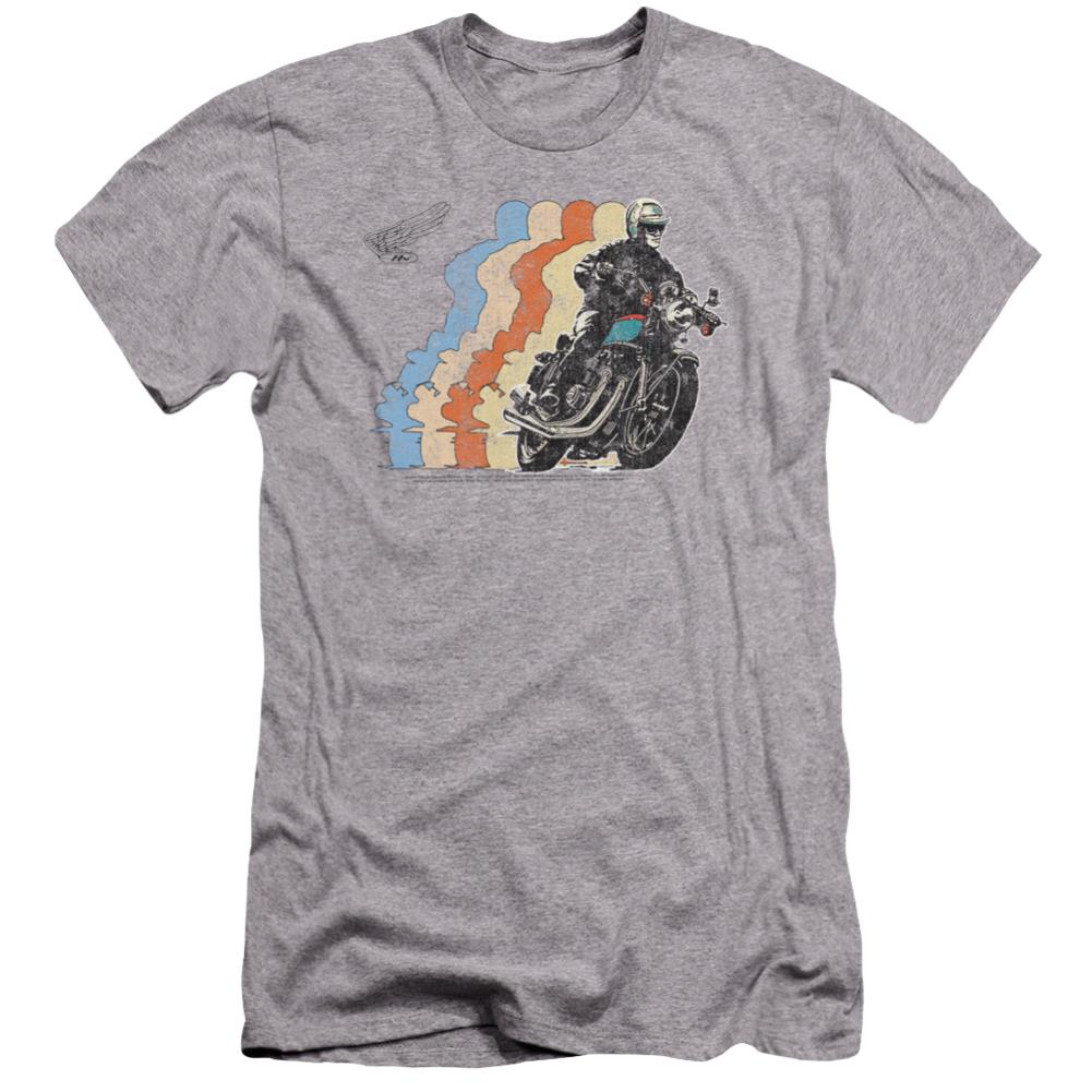 Honda Retro Honda Men's Ultra-Soft 30/1 Cotton Slim Short-Sleeve T-Shirt