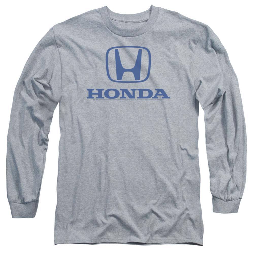 Honda Standard Logo Men's 18/1 Cotton Long-Sleeve T-Shirt